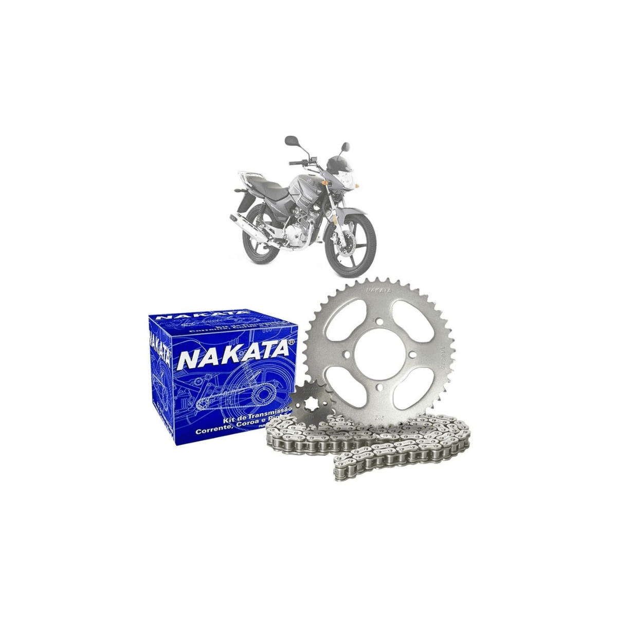 Kit Transmissão Yamaha Factor 125 - TM10205 Nakata