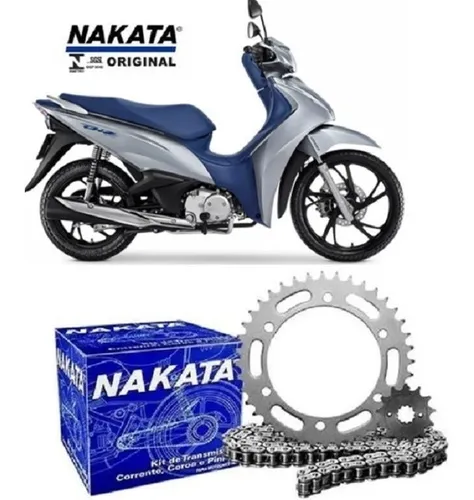 Kit Transmissão Honda Biz 125 - TM10100 Nakata