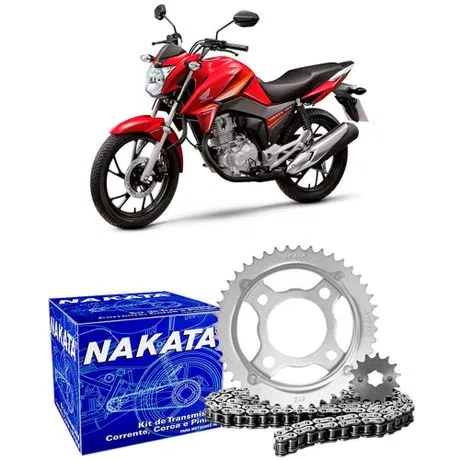Kit Transmissão Honda CG 160 - TM10185 Nakata