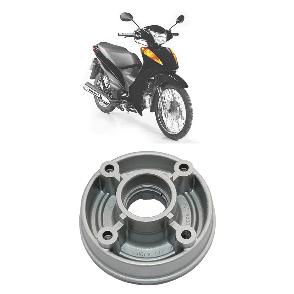 0004 FL Flange da Roda Traseira BIZ 100 2012-2012