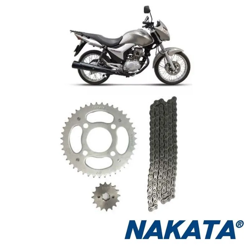 Kit Transmissão com Retentor Honda CG XR200 - TM10120R Nakata