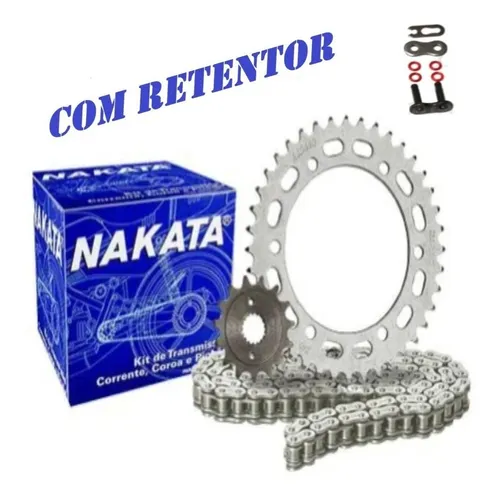 Kit Transmissão com Retentor Honda CBX 250 Twister - TM10140R Nakata