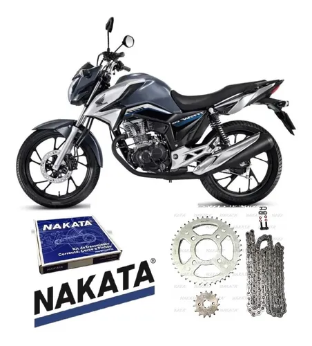 Kit Transmissão com Retentor Honda CG 160 - TM10185R Nakata