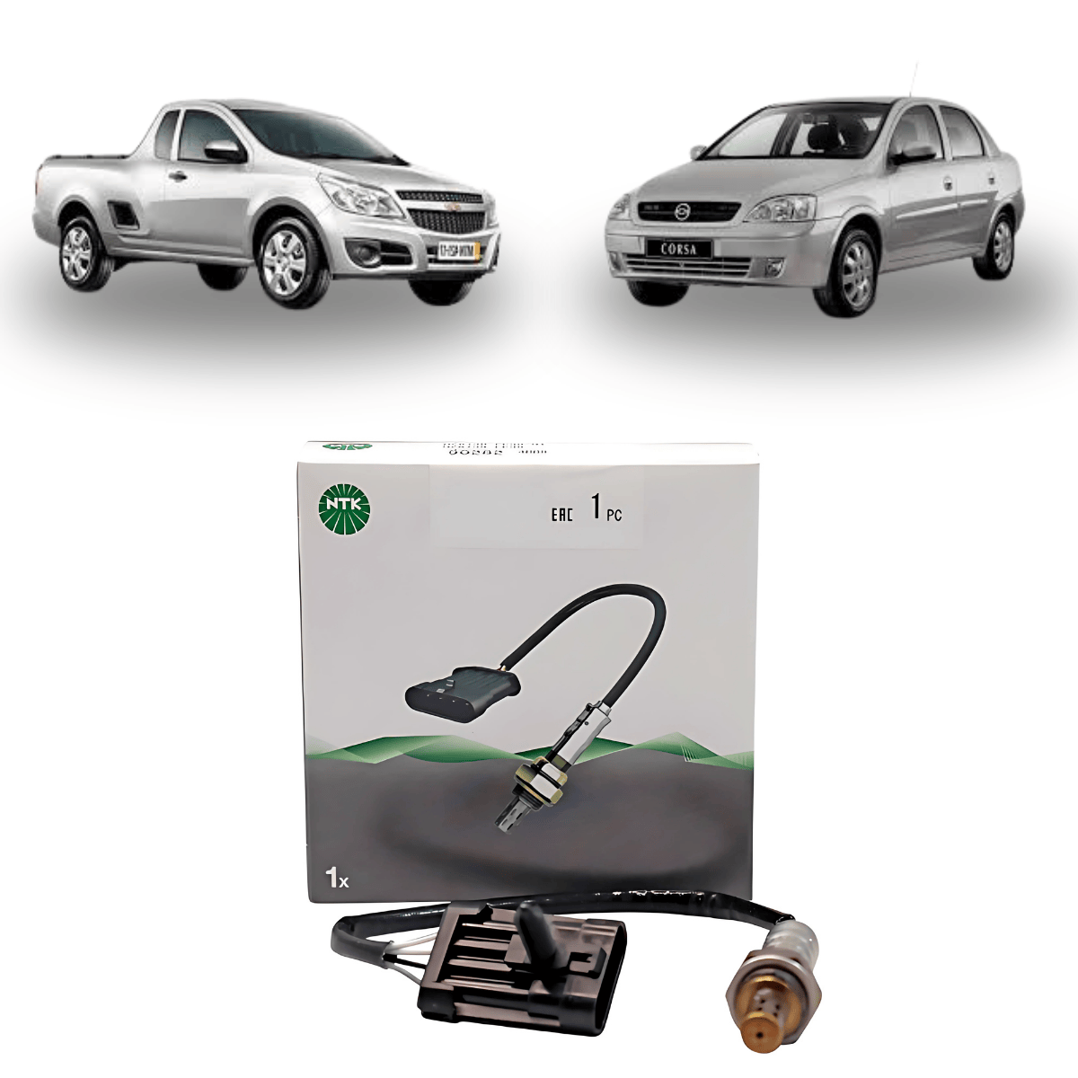 Sensor Oxigênio Corsa Meriva Montana 1.8 8V - OZA739EE39 NGK