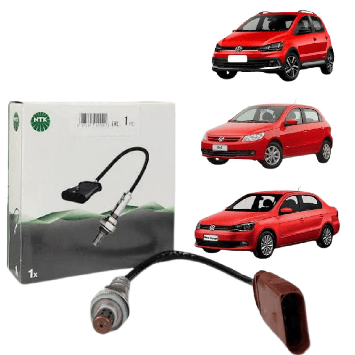 Sensor Oxigênio Pós VW Fox Gol Saveiro - OZA659EE90 NGK