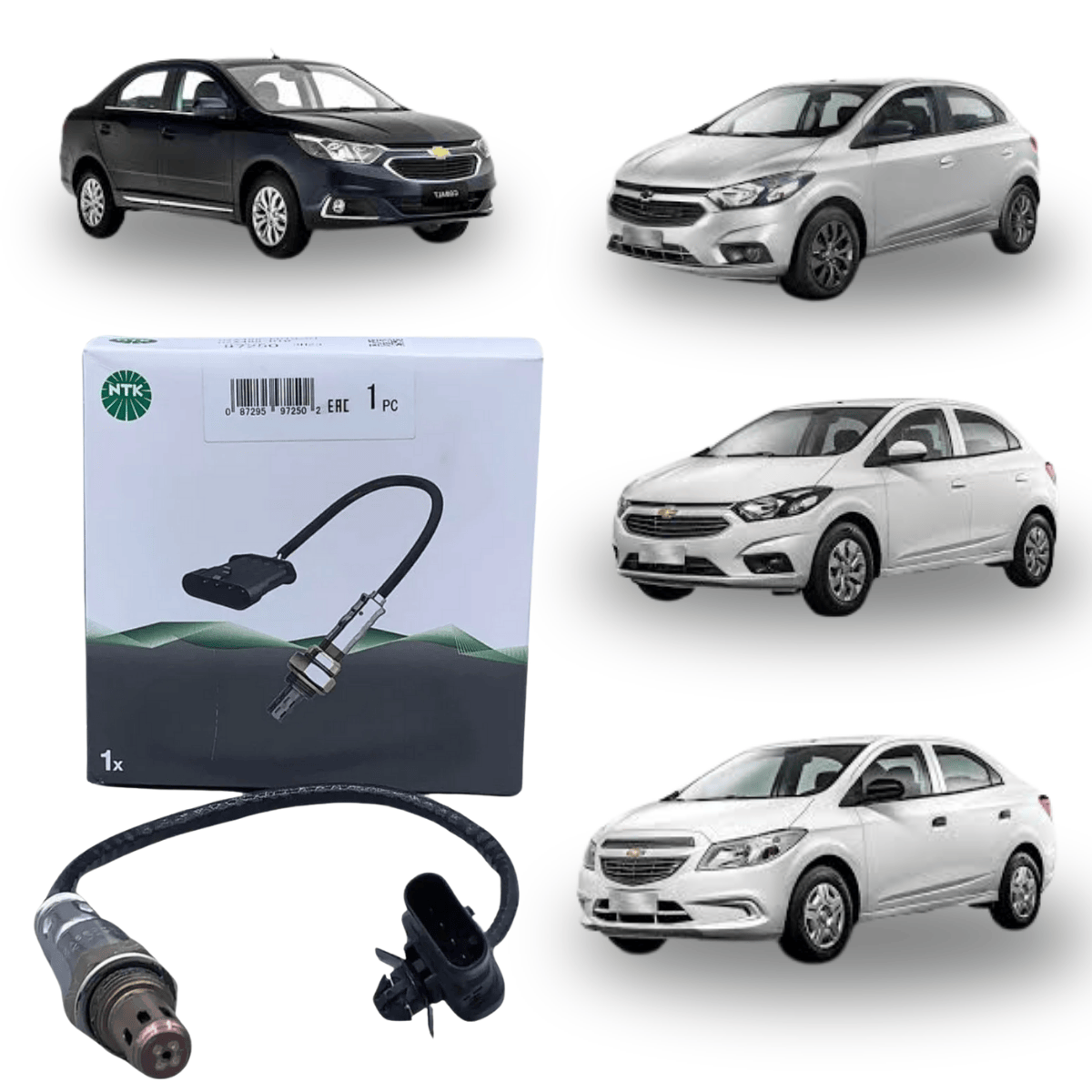Sensor de Oxigênio Pré Catalisador Cobalt Onix - OZA663GM28 NGK