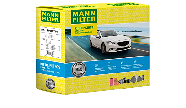 Kit Filtros Civic 1.8 2.0 2012/2016 -SP11074-4 Mann
