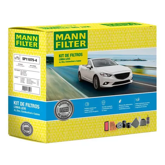 Kit Filtros VW T-Cross Virtus 1.0 - SP11075-4 MANN