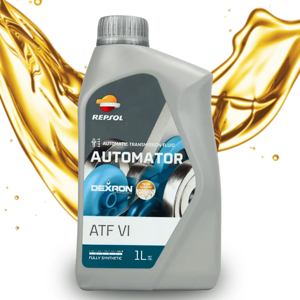 Óleo de Transmissão Automática Sintetico  Automator ATF VI 1L Repsol