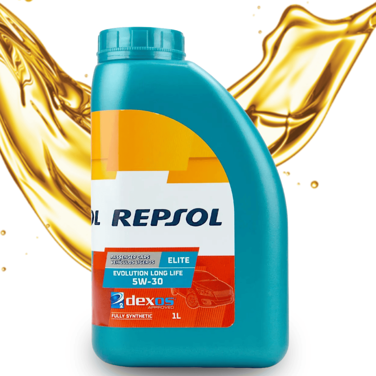 Oleo de Motor Sintético Elite Evolution Long Life 5W-30 1L - Repsol