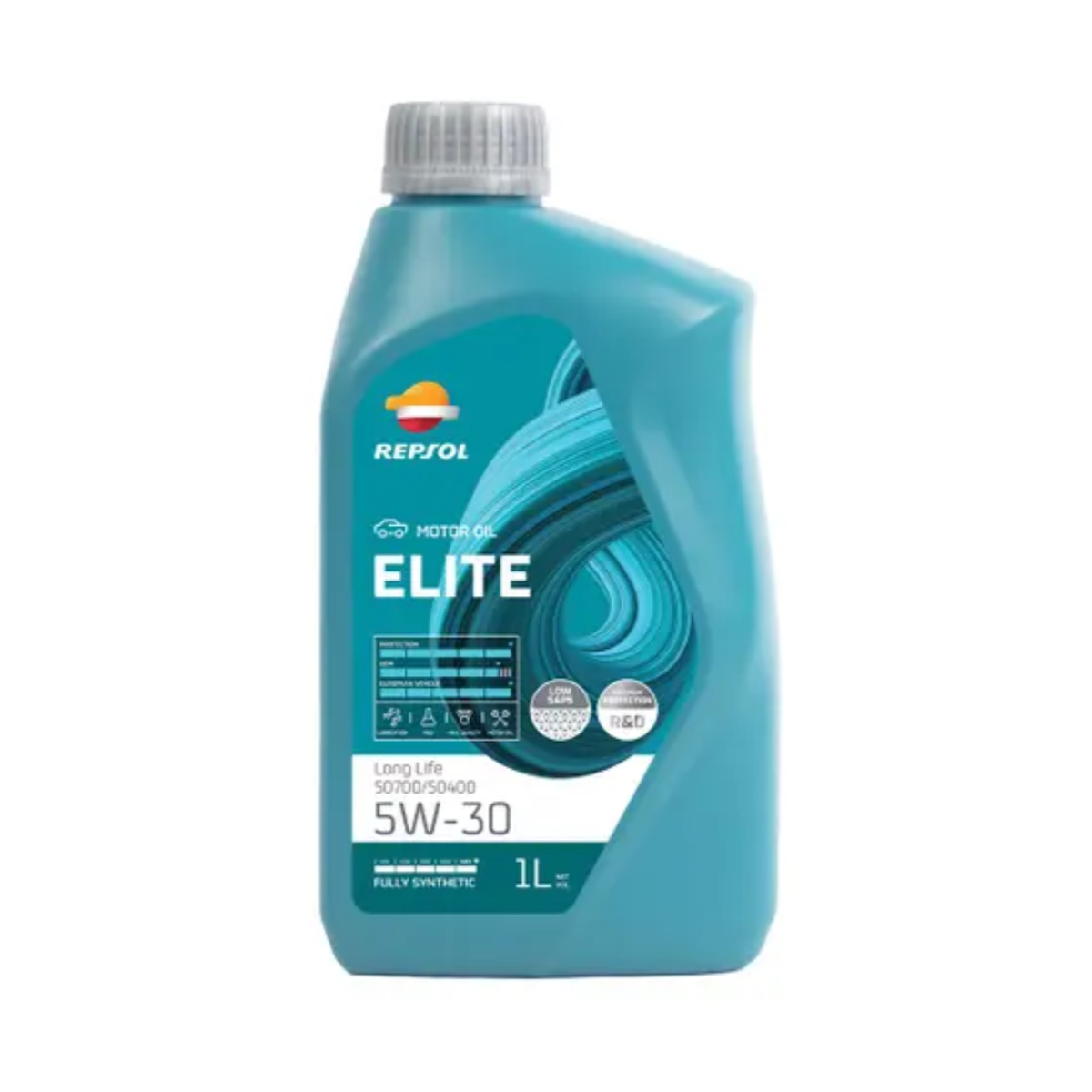 Oleo de Motor Sintético Elite Long Life 50700/50400 5W-30 1L - Repsol