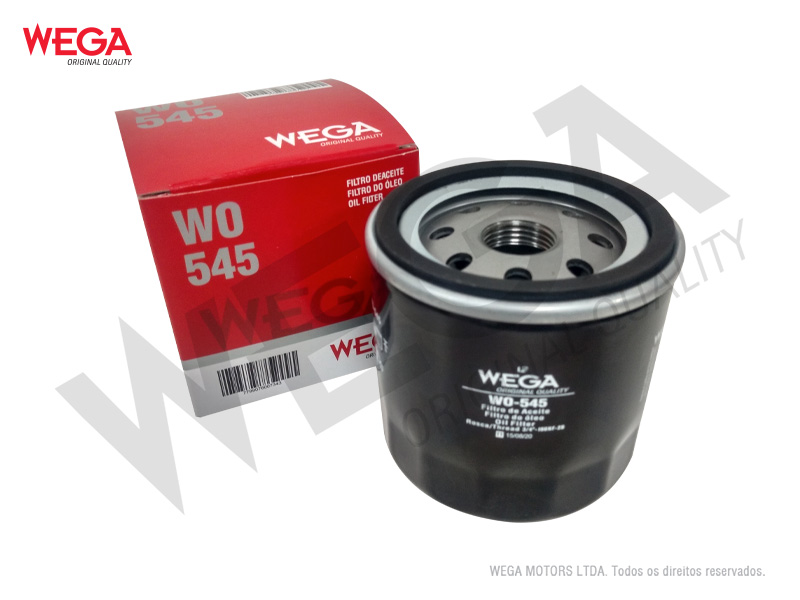 Filtro de Oleo VW Fox Gol G5 G6 G7 Polo Saveiro UP! Virtus Voyage 2014 -  WO545 Wega