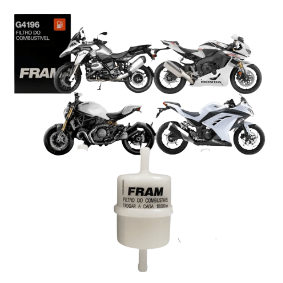 Filtro de Combustivel Suzuki Burgman Dafra - G4196 Fram