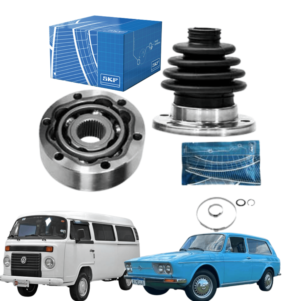 Junta Homocinética Câmbio Kombi 1.4/1.6 8V - VKJA48003A SKF