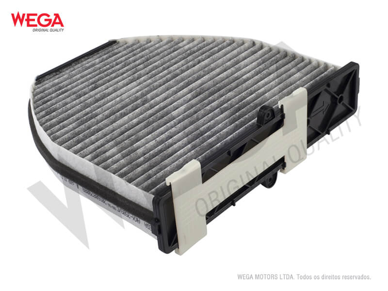 Filtro de Cabine Mercedes C180 C200 C250 C350 CLS400 E250 GLK220 - AKX3589/C Wega