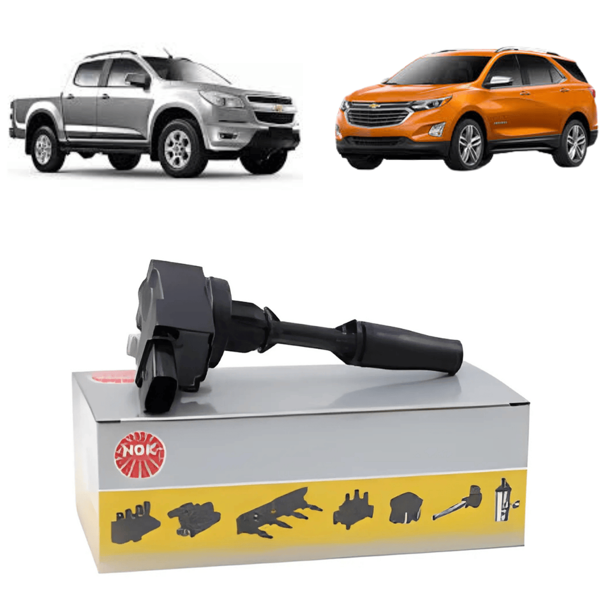 Bobina de Ignição Chevrolet Equinox/S10 2.0/2.5 - U5273 NGK