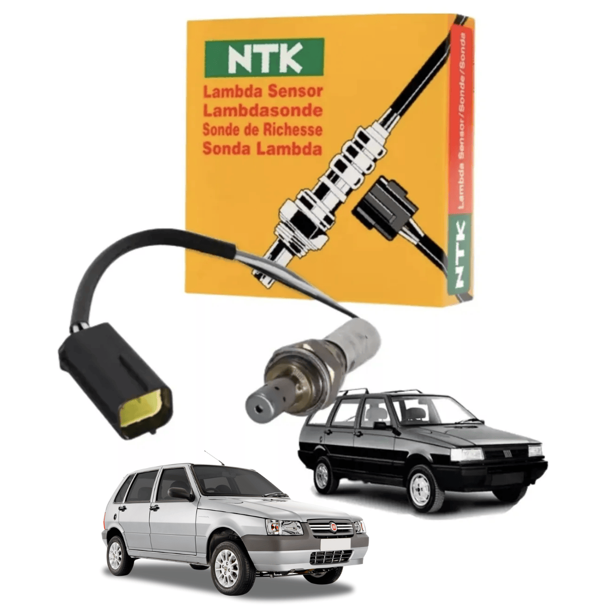 Sensor Oxigênio Fiat Uno Elba Tempra - OZA689A1 NTK
