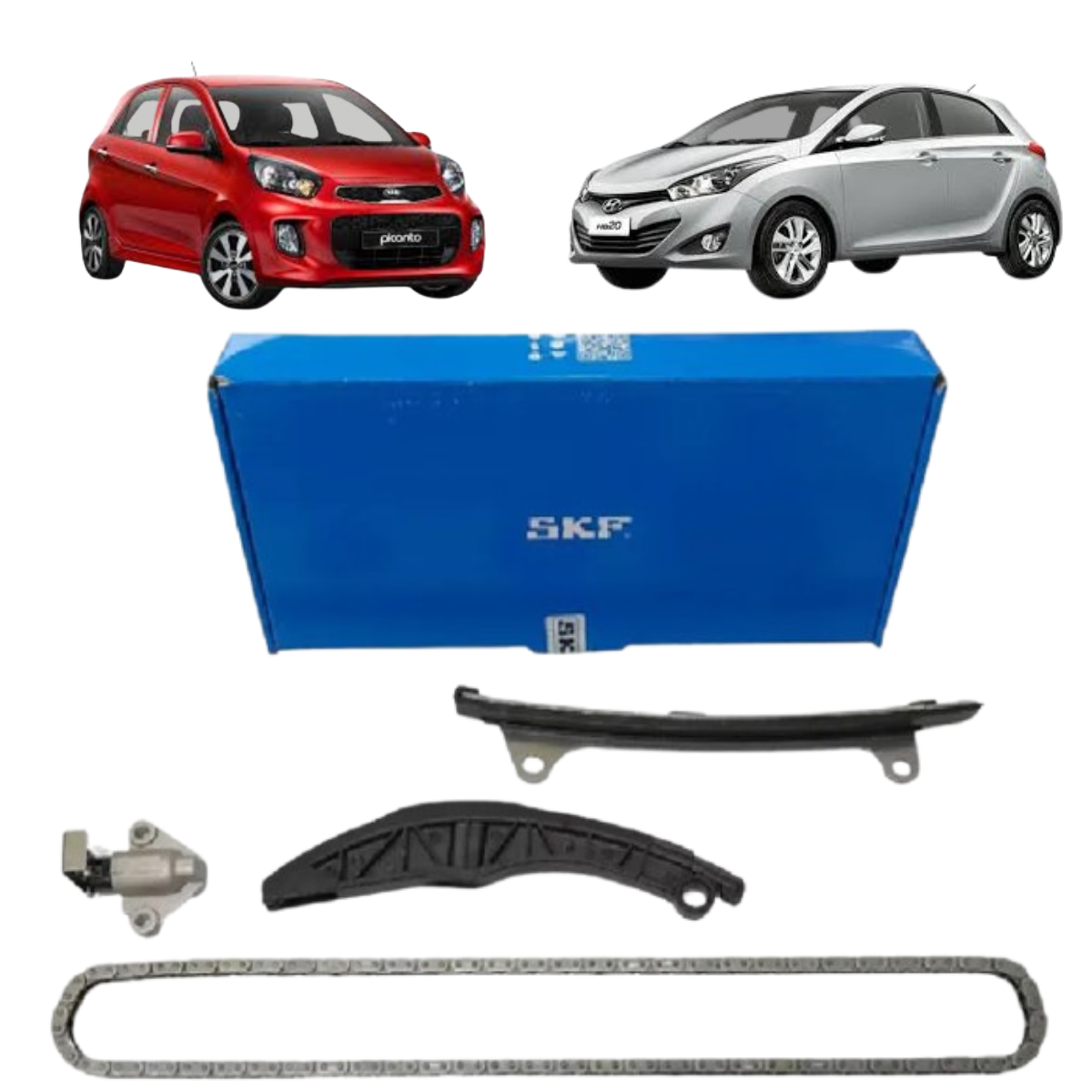 Kit Corrente de Distribuição Hb20 1.0 12V Picanto 1.0 12V SKF VKML 45300 A