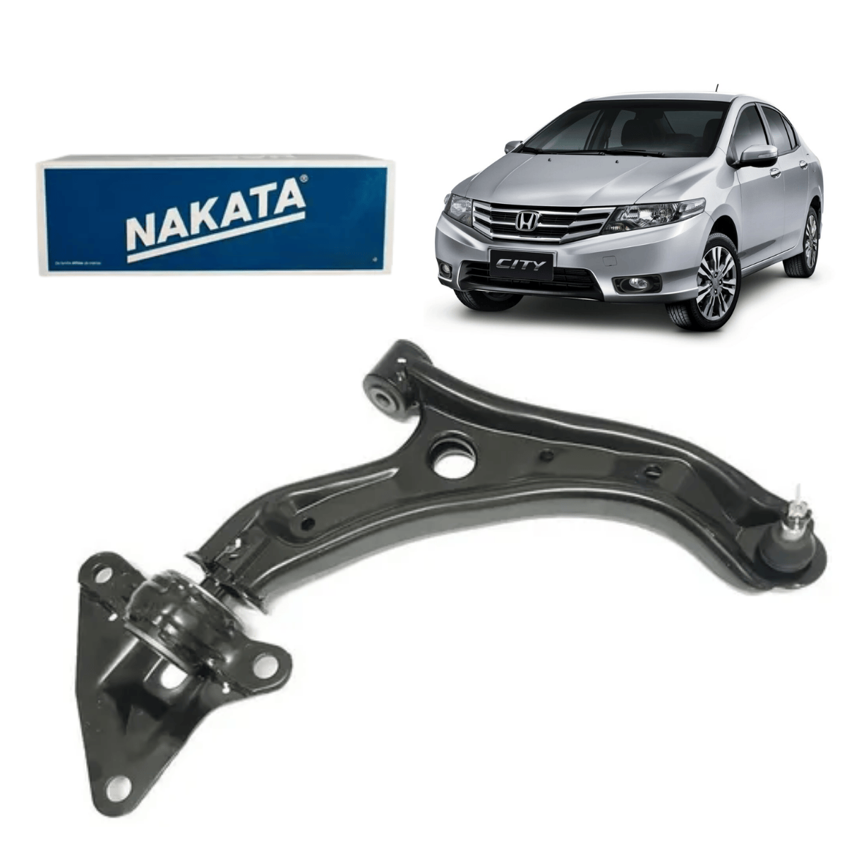 Bandeja Dianteira Direita City Fit 1.4 2009 Á 2014 - NBJ7006DP Nakata