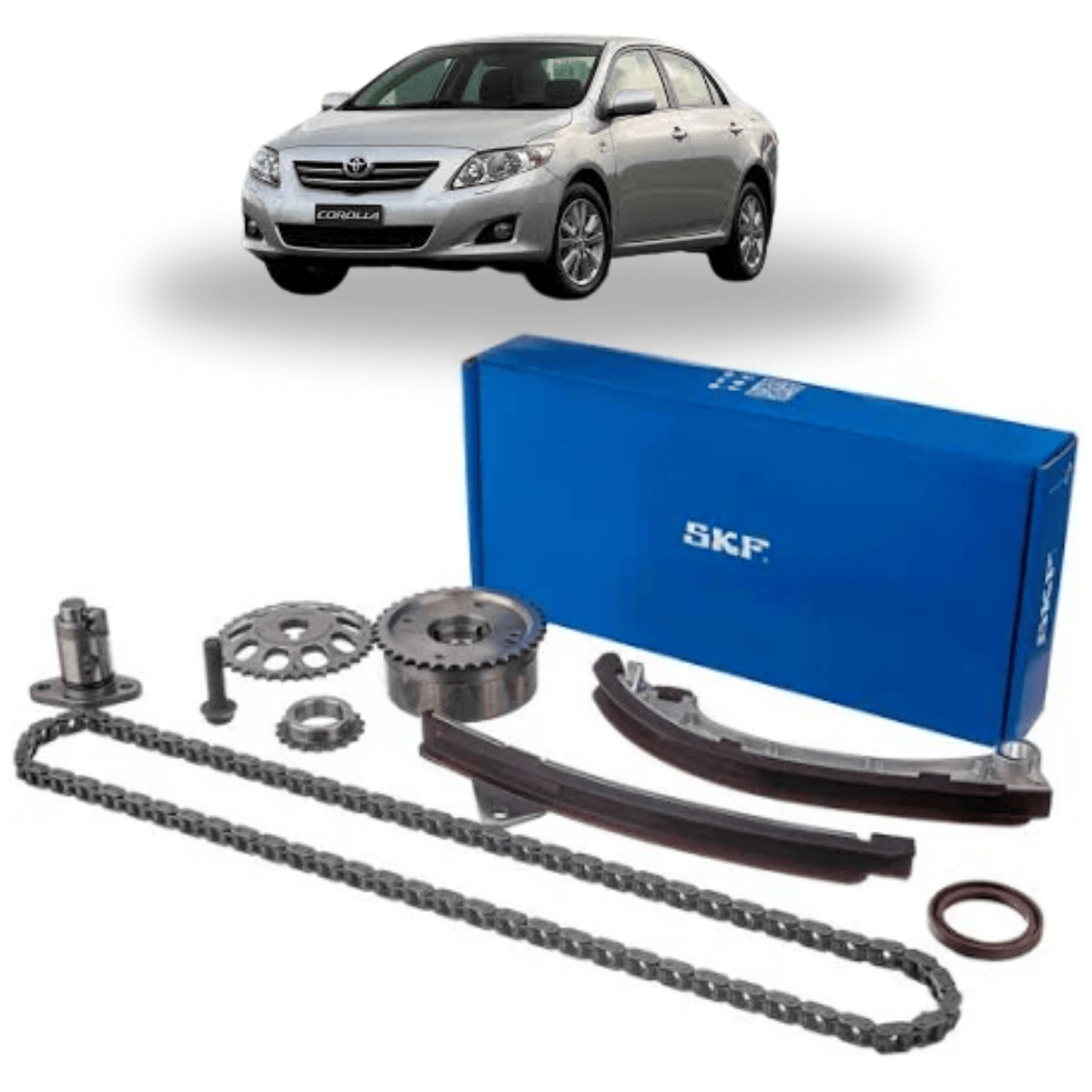 Kit Corrente Comando C/Polia Variável Corolla SKF VKML41302A