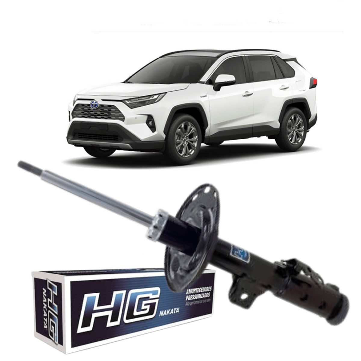 Amortecedor Dianteiro Direito Toyota RAV4 - HG41320 Nakata
