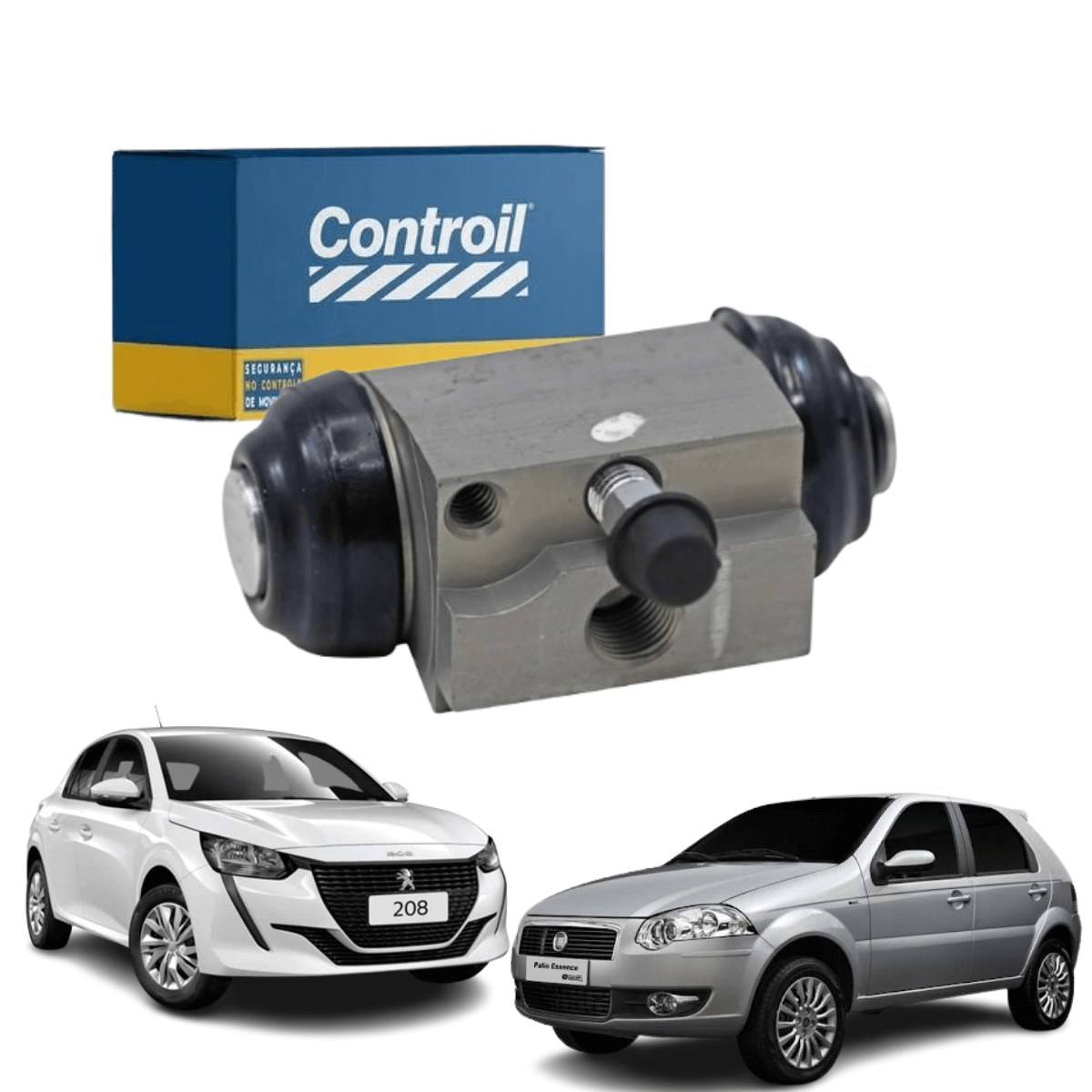 Cilindro de Roda Peugeot 208 Siena Palio - C3496 Controil