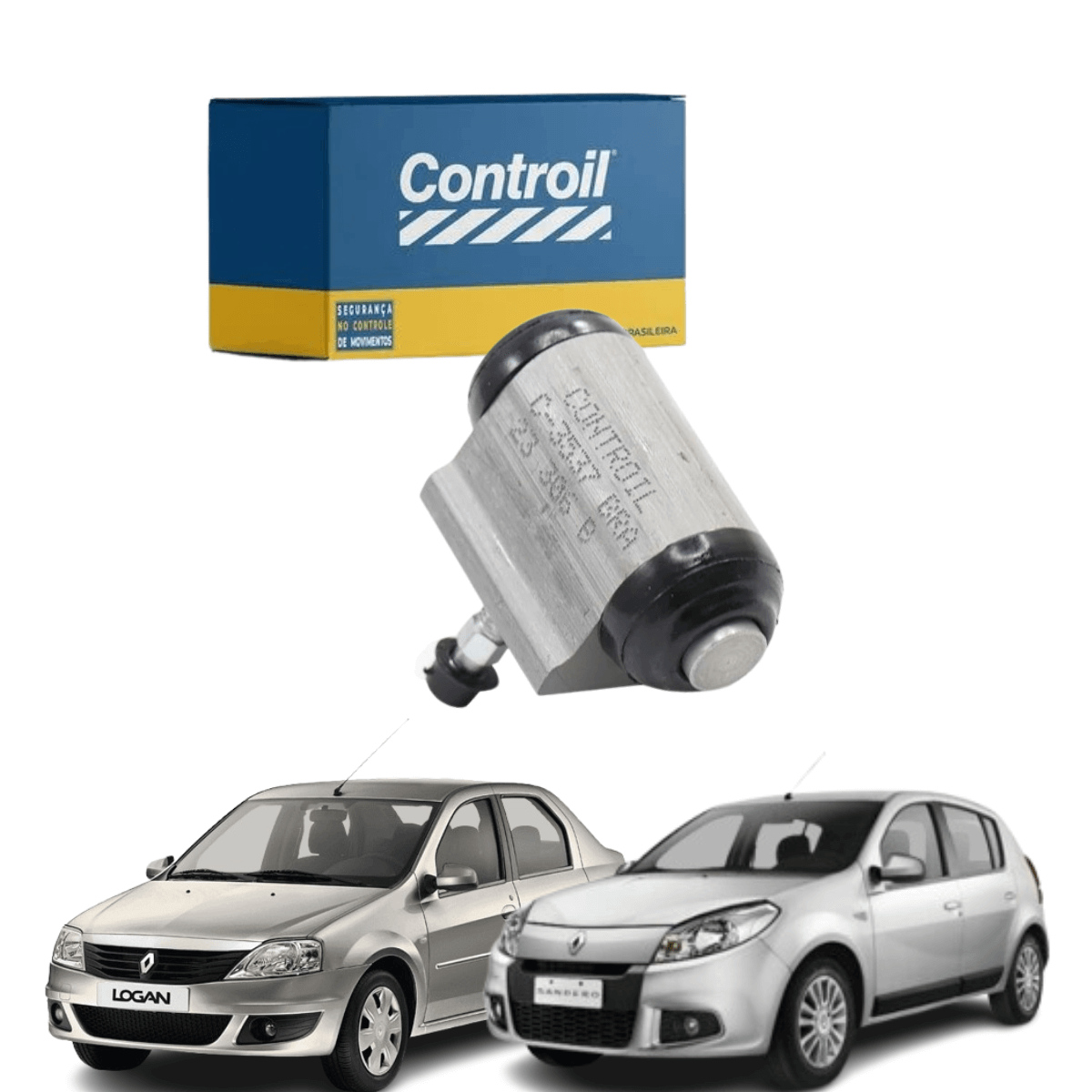 Cilindro de Roda  Vw Gol Up Renault Clio - C3537 Controil