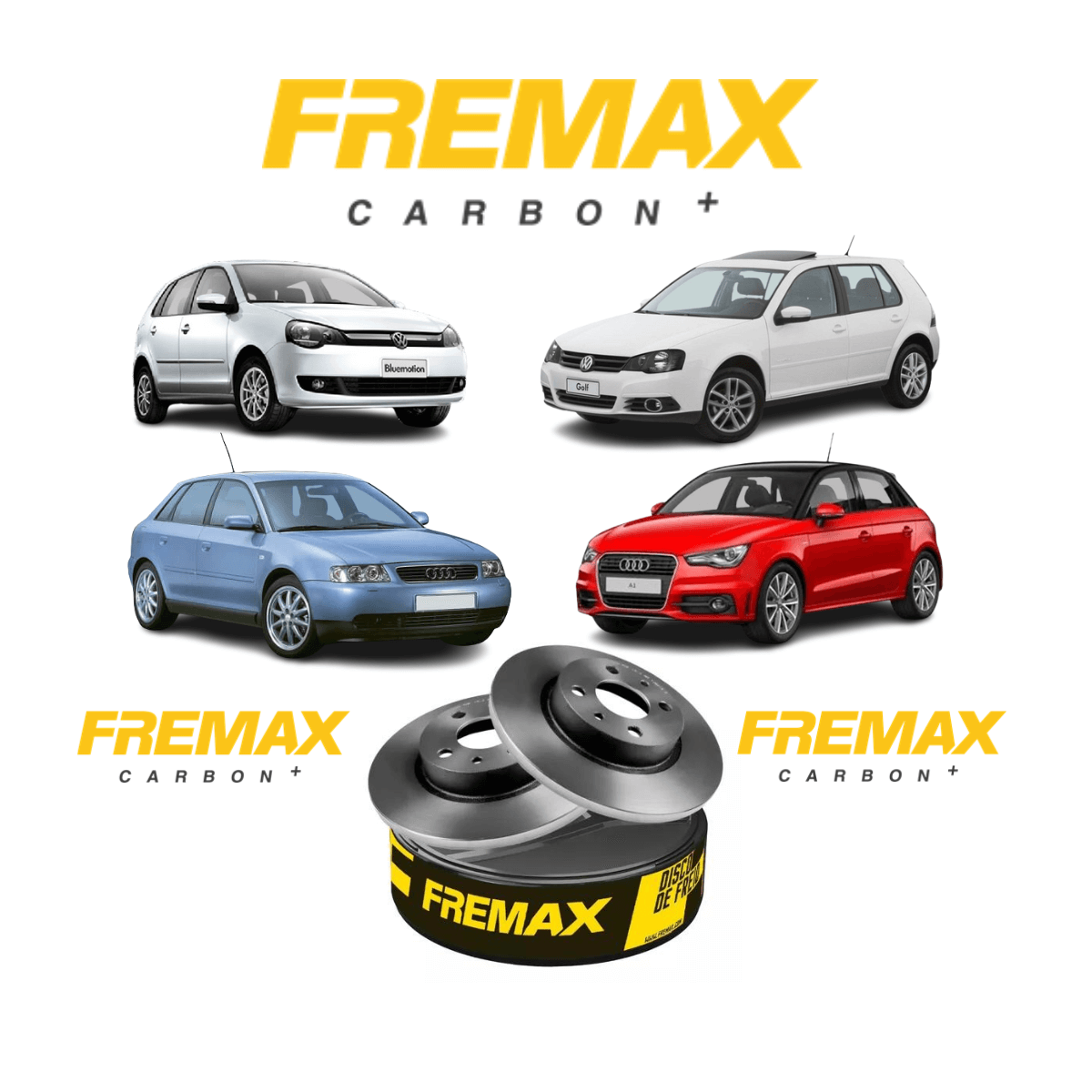 Par Disco de Freio Dianteiro Audi Crossfox Fox Golf  Fremax BD5602