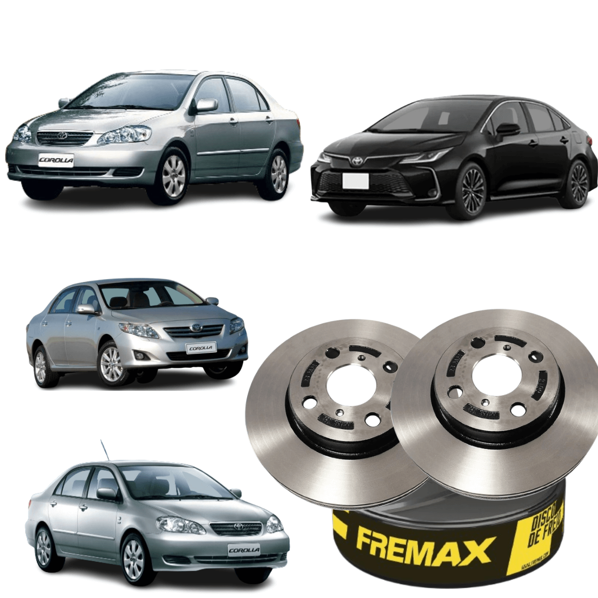 Par Disco Freio Dianteiro Corolla 1.6 1.8 02-09 Fremax BD2100