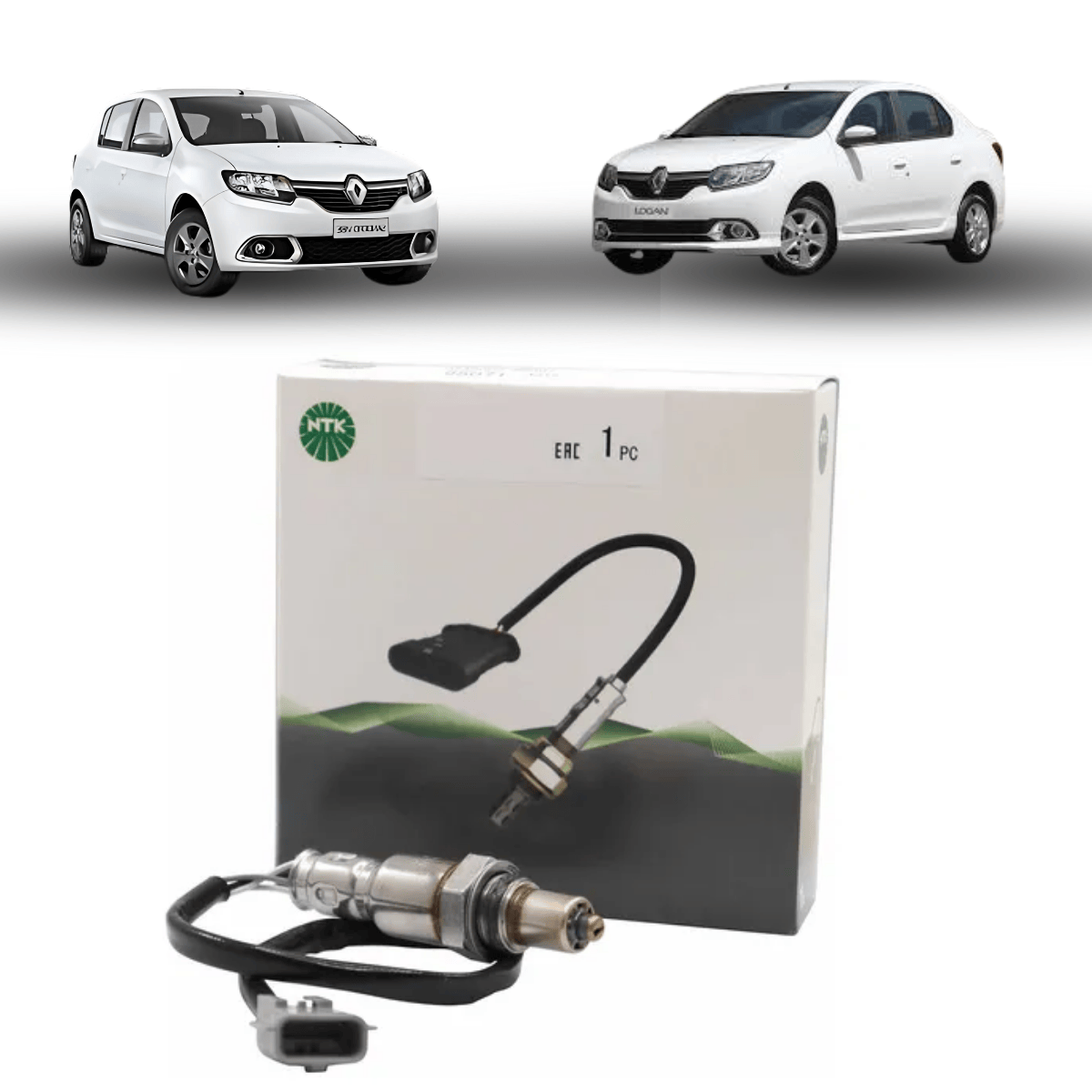 Sensor Oxigênio Renault Sandero Logan Kwid - OZA0002RN001 NGK