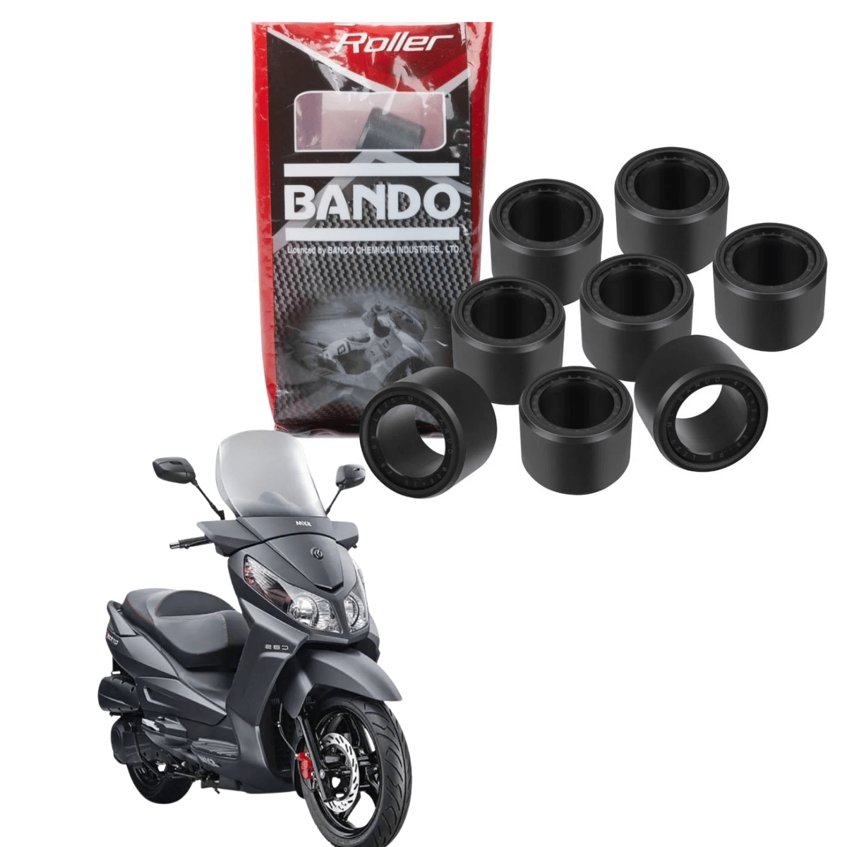 Roletes Bando da CITYCOM DAFRA - Scooter