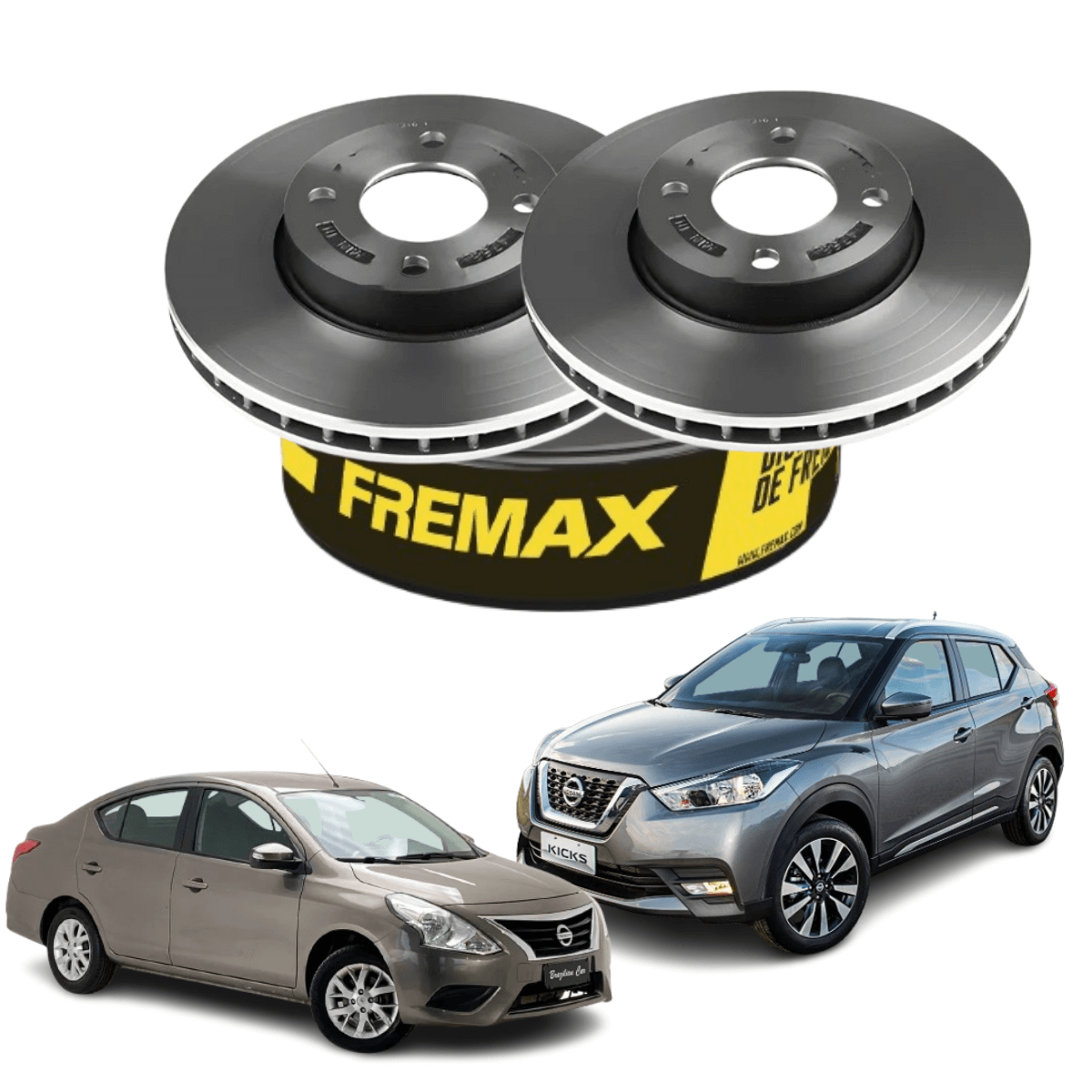 Par Disco Freio Dianteiro Kicks Versa Fremax BD4758