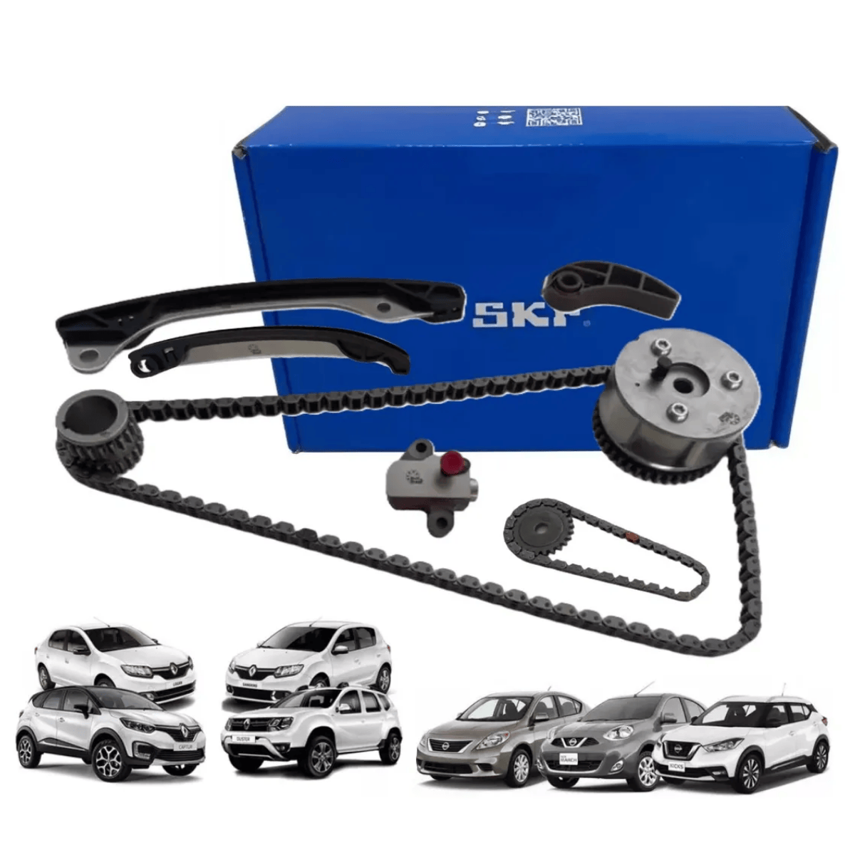 Kit Corrente Comando c/Polia Variável CVV Kicks 1.6 16V SKF VKML46001A