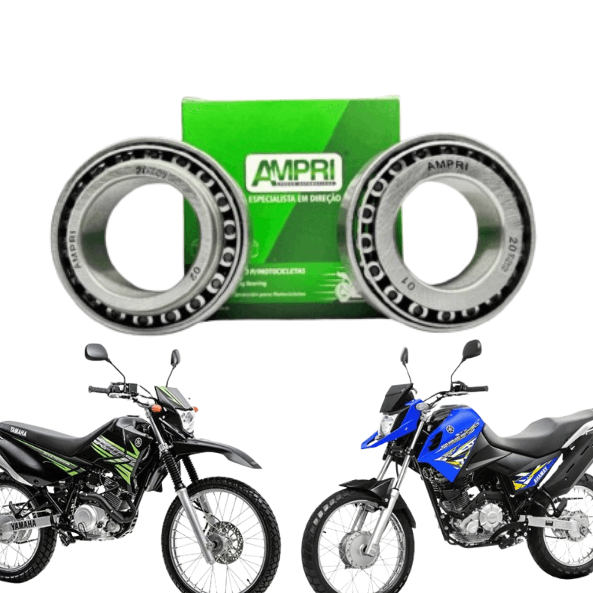 Caixa Direção Rolamento Cônico, Retentor XTZ 125 /150 Ampri