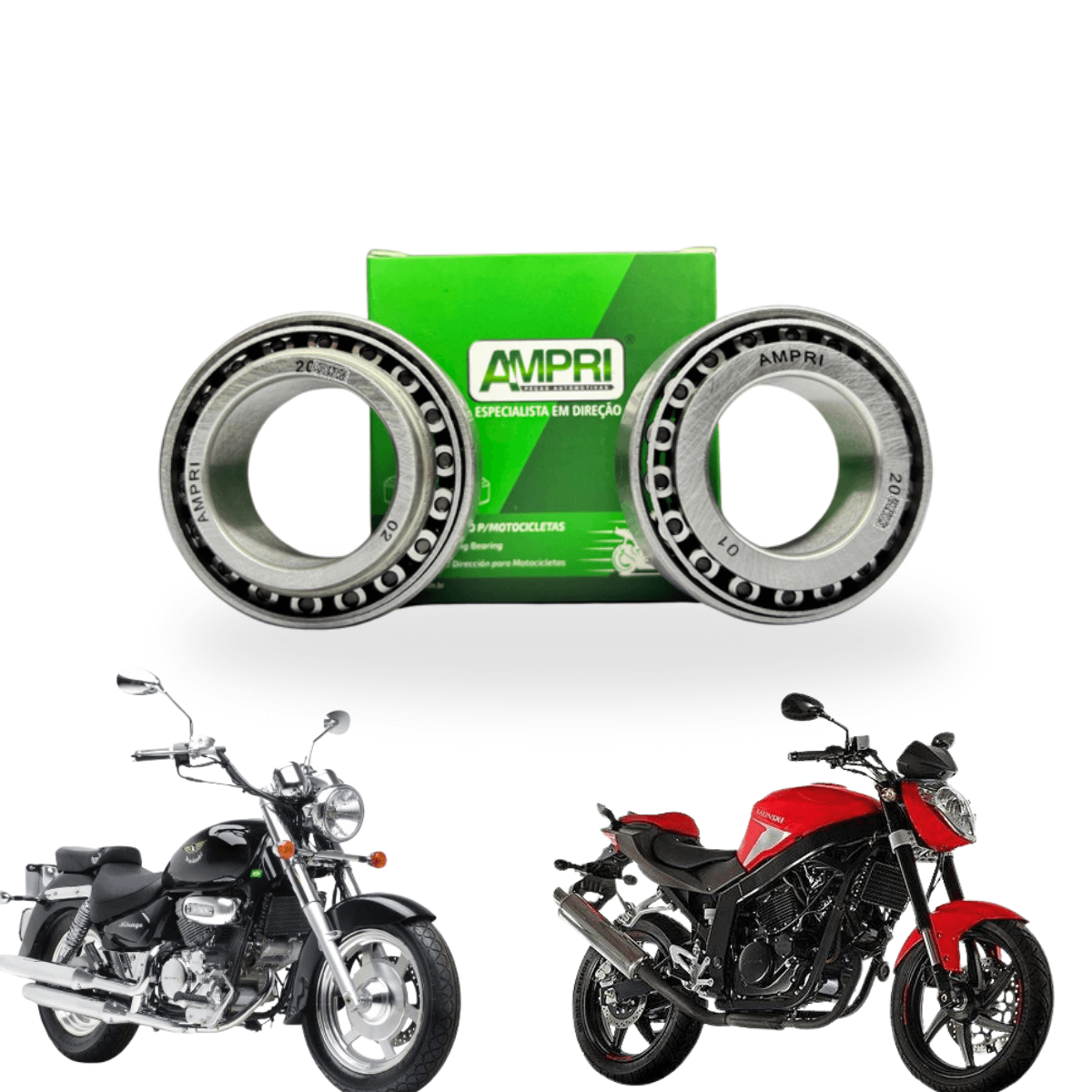 Caixa de Direção Ampri  Comet 250 Mirage 250/650 (2001-2013)