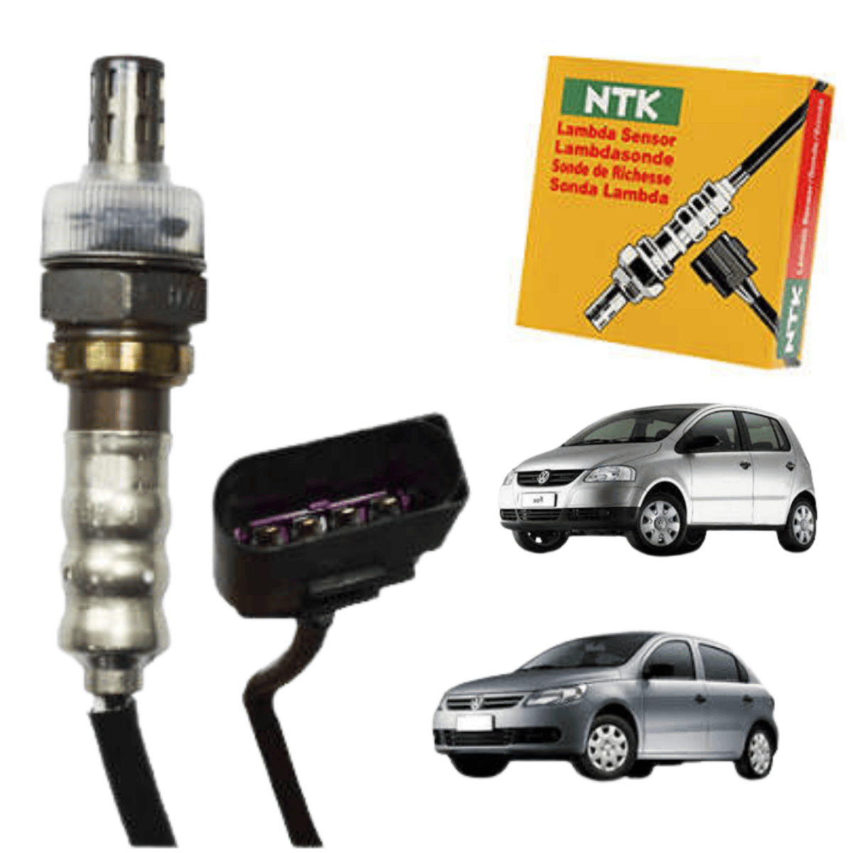 Sensor Oxigênio Gol Parati Fox Saveiro Voyage - OZA806EE4 NGK