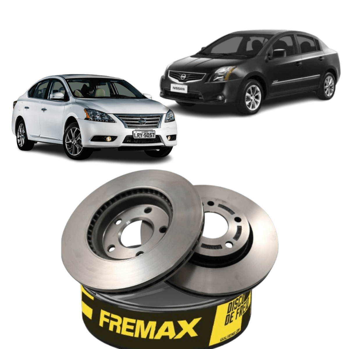 Par Disco Freio Dianteiro Ventilado Sentra Fremax BD2064