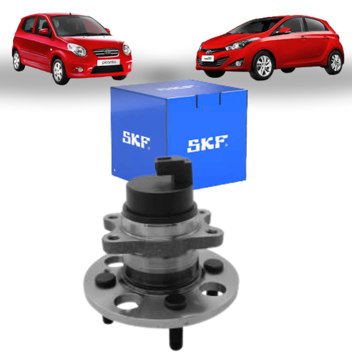 Cubo Roda Traseiro C/ABS HB20/Picanto 13/15 SKF VKBC43035
