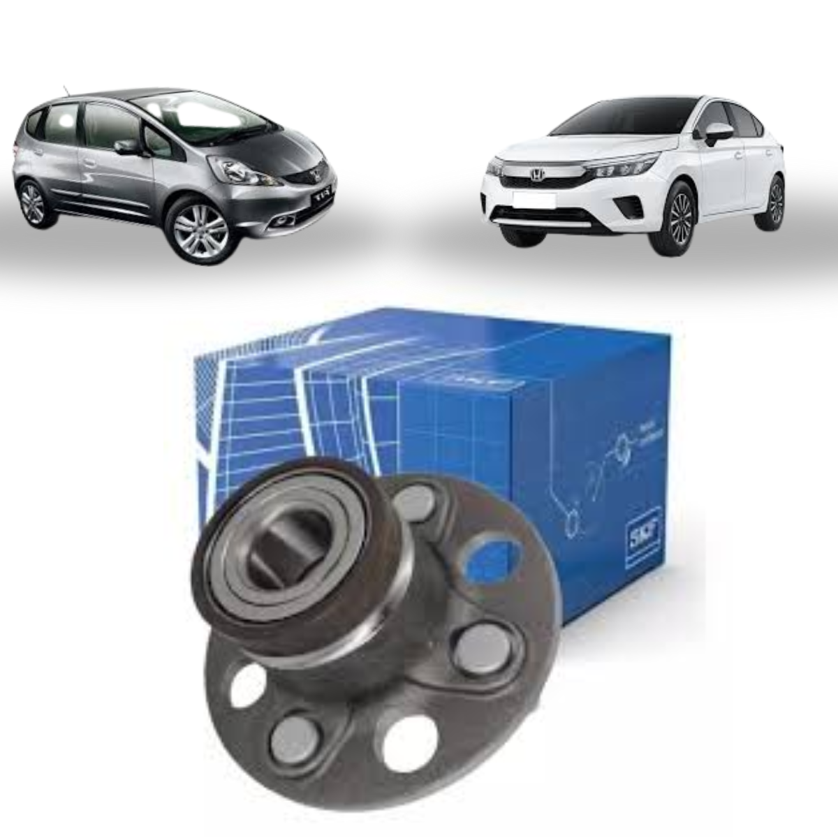 Cubo Roda Traseiro Honda Fit City ABS 2009 a 2014 - SKF VKBC42025