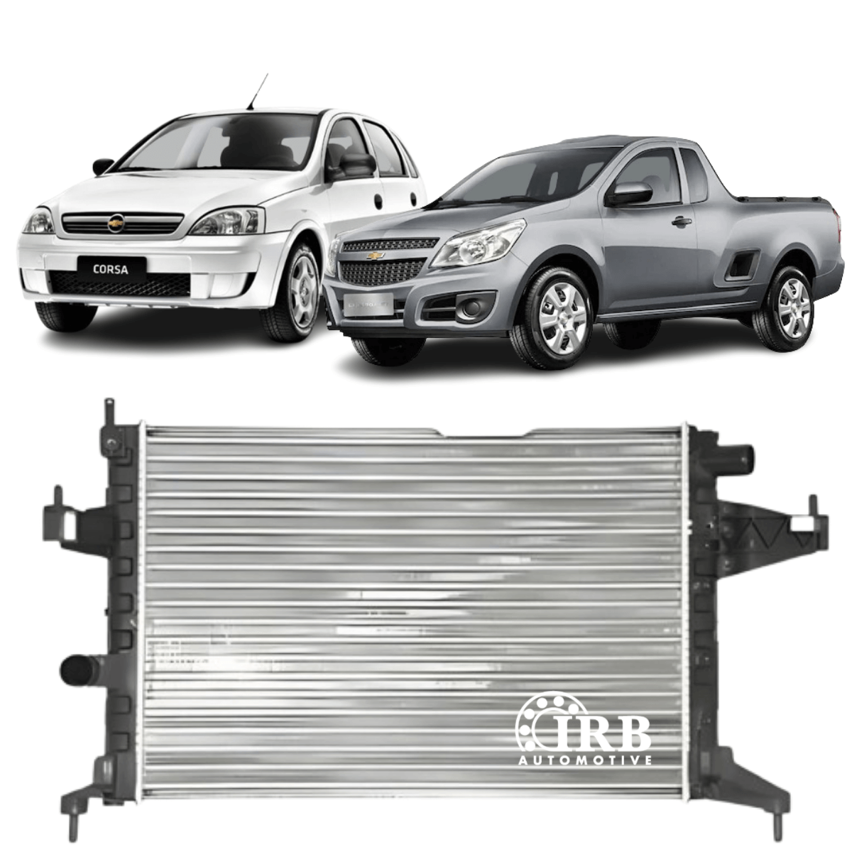 Radiador Corsa Montana 1.0 1.4 1.8 Manual c/ Ar Flex - IR48226 IRB