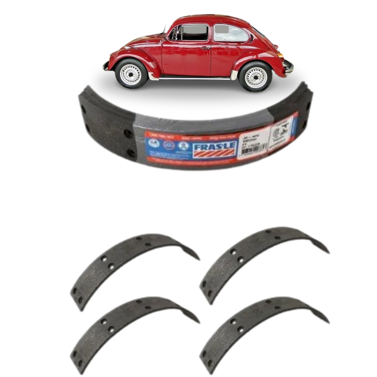 Lona Freio Traseira Fox Polo Virtus T-Cross - W262  Frasle