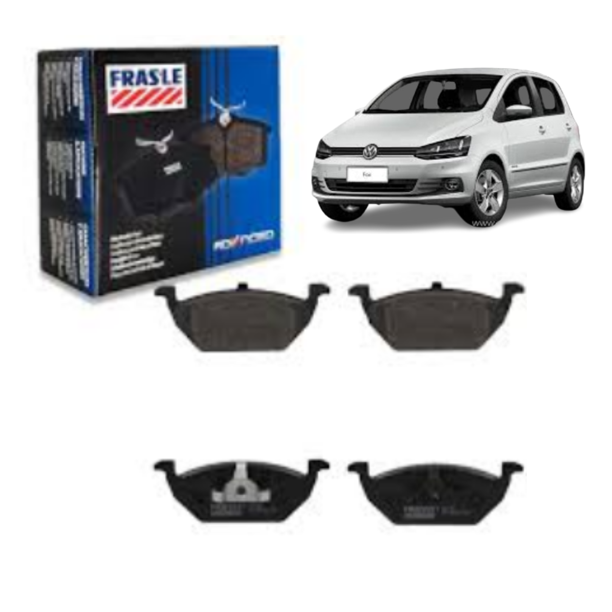 Pastilha Freio Dianteira VW Gol Fox Polo Up - P58  Lonaflex