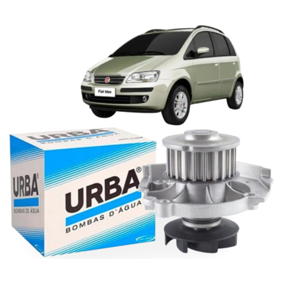 Bomba D Água UB0766 URBA Renault Clio Logan Sandero 1.6