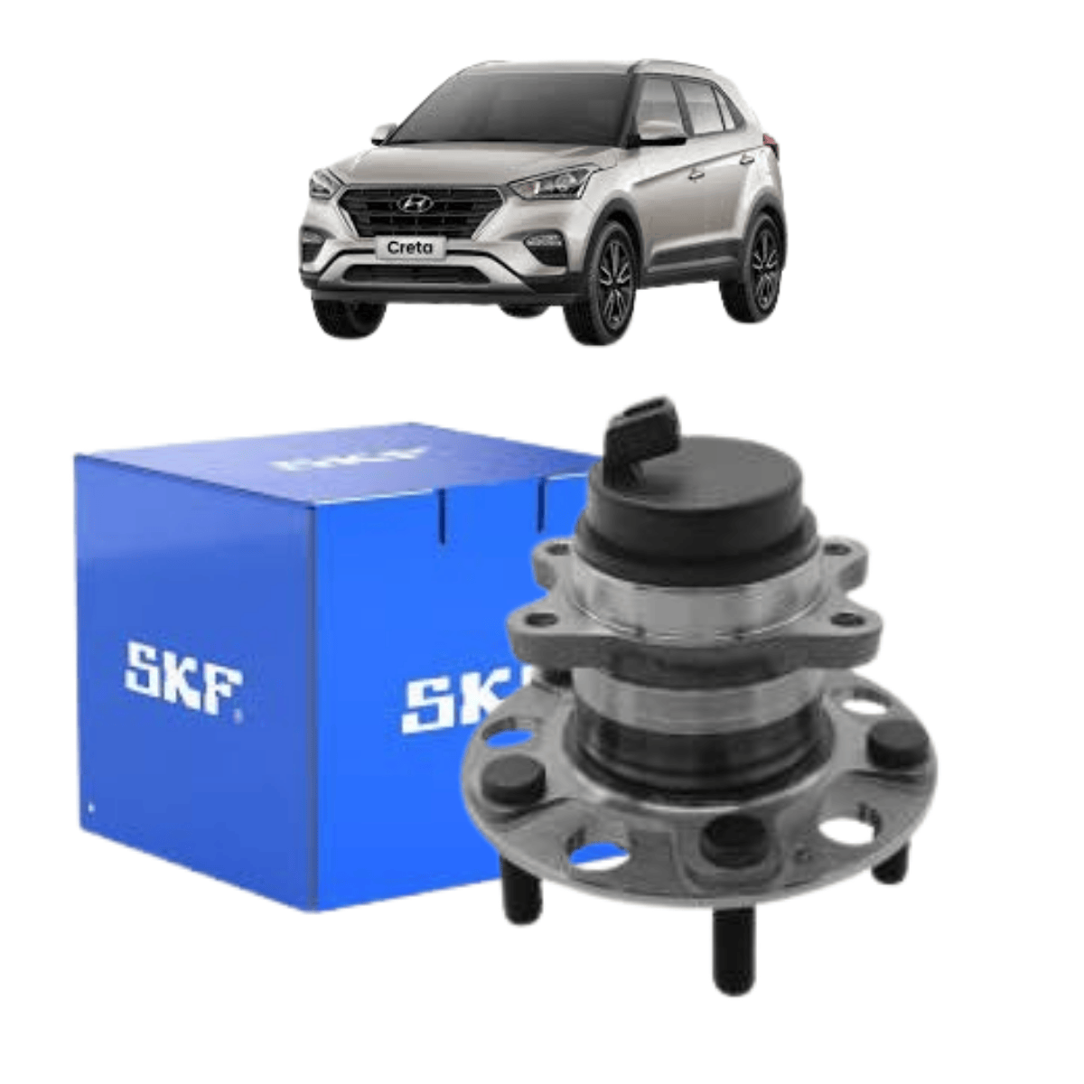 Cubo Roda Traseiro C/ABS  Creta 1.6 2.0 2017 a 2023 SKF VKBC43034