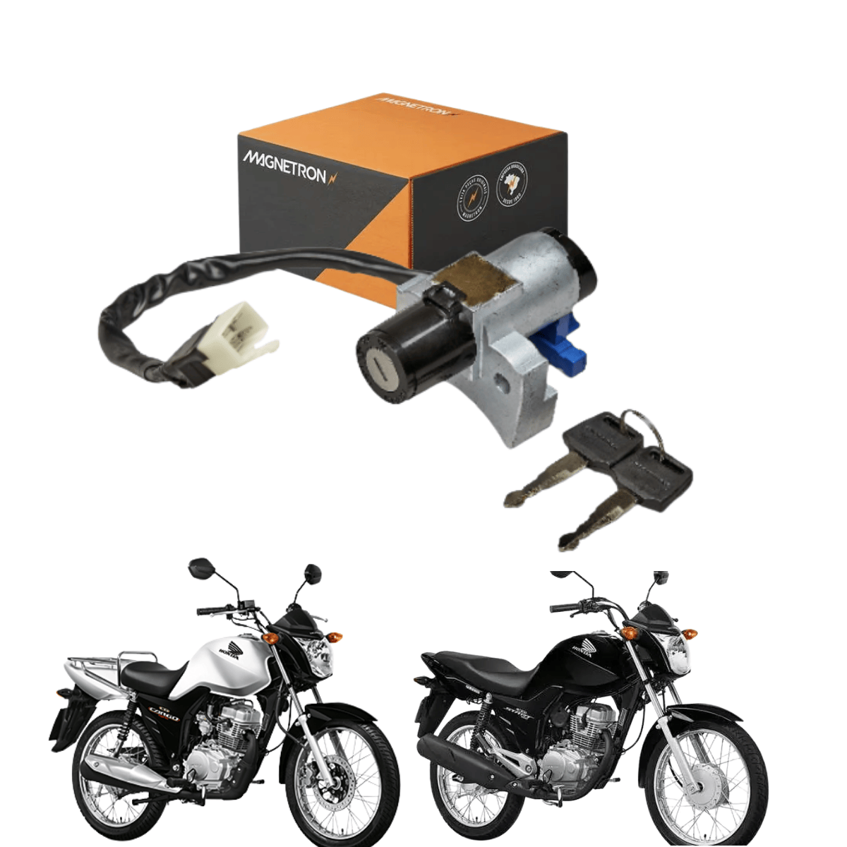Chave Ignição CG 150 Fan Titan Cargo - 90260520 Magnetron